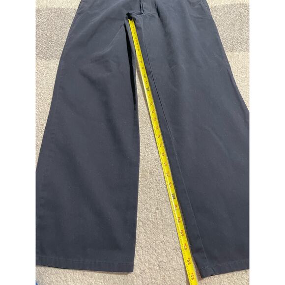 Dockers Chinos Straight Fit Pants Mens Size 34 x 32 Navy Blue Trousers Slacks - Picture 2 of 13